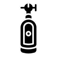 oxygen tank Solid icon