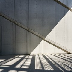 Concrete Environment with Strong Shadows and Directional Lighting. Urban Texture Background.