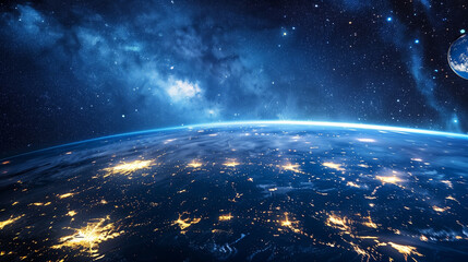 space view of planet earth, beautiful space wallpaper 