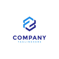 Vector abstract of letter S F for business accounting logo design template