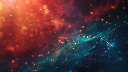 Abstract Technology Background with Simple Graphics