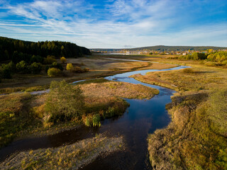 the river in the forest