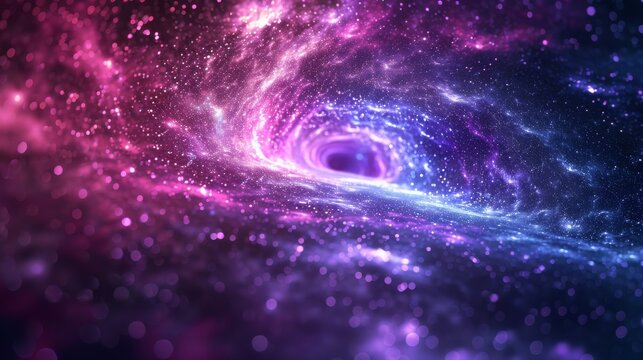 A cosmic journey through Norse Mythology, blending tranquil spacetime with vibrant shades of blue, mustard, mauve, and green.