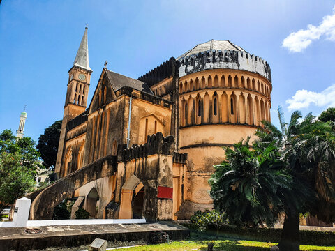 The anglican church in stone town on Zanzibar.