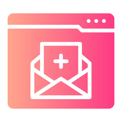 email gradient icon