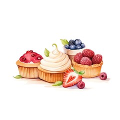 Photo of The Berry Blend Bakery, Isolated on white background