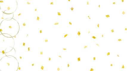 金箔の背景透過の和風イラスト素材