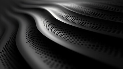 Black and white abstract image with a smooth gradient.