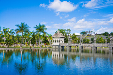 Fototapeta premium Water Palace Taman Ujung in Bali Island, Indonesia.
