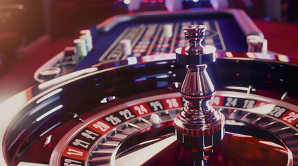 Obraz premium Roulette Close Up Photo