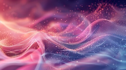 Colorful glowing and shiny lights in motion.