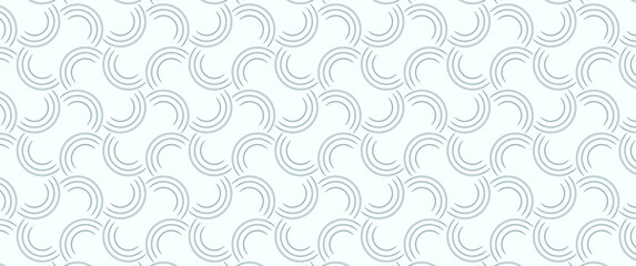 abstract circle seamless pattern isolated on white, good for background, cover, template