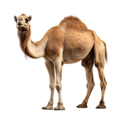 A camel is a large, even-toed ungulate with a distinctive hump or humps on its back. It is native to North Africa and the Middle East.