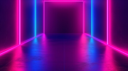 A flat ultraviolet background with a neon glow effect along the edges, creating a futuristic ambiance. 32k, full ultra hd, high resolution
