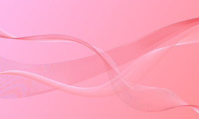 pink violet with lines wave curves on soft gradient abstract background