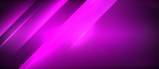 A vibrant purple light illuminates a dark backdrop, creating a mesmerizing contrast of color. Shades of magenta and electric blue add depth and dimension to the scene