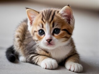 Obraz premium Adorable little kitten.