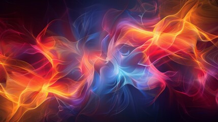 Obraz premium The image is an abstract painting