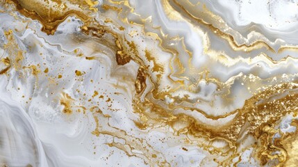 Luxury abstract fluid art painting in alcohol ink technique_089