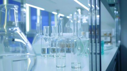 Hightech pharmaceutical research in modern laboratory settings