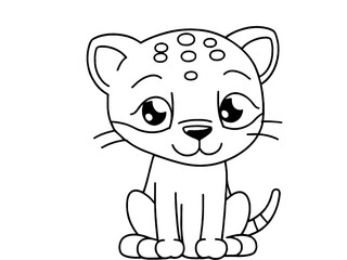 Fototapeta premium illustration of a deer baby