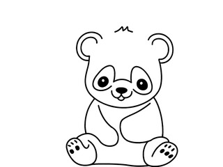 Fototapeta premium Panda cartoon 