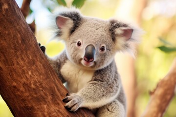 Obraz premium Adorable koala bear in tree