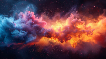 Colorful explosion background