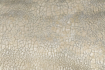 Aerial and arid land view of Burdur Lake, Burdur Türkiye.