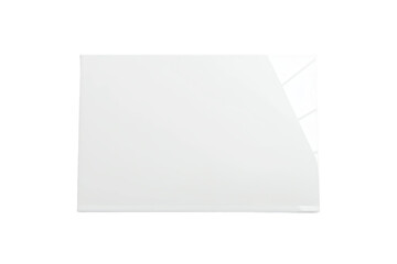 blank white board isloated on a transparent background