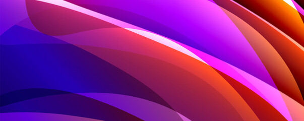 Trendy simple fluid color gradient abstract background with dynamic wave line effect. Vector Illustration For Wallpaper, Banner, Background, Card, Book Illustration, landing page