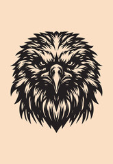 eagle head vector illustration