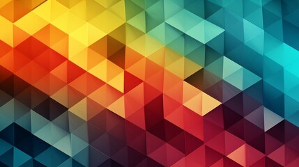 Vibrant geometric abstract background