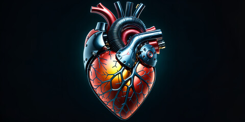 mechanical  heart, bleading oil, glowing veins, multicolor
Wide range of colors., Dramatic,Dynamic,Cinematic,Sharp details Insane quality