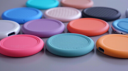 PopSocket grip with textured silicone surface, providing a tactile grip and comfortable feel for extended smartphone use, available in a variety of trendy colors to suit any style.