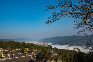 Yunnan Province Jingmai Mountain Cloud Sea