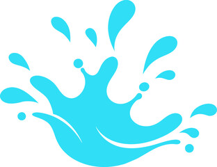 Fototapeta premium water splash icon svg