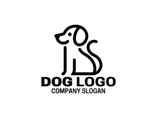 Dog Logo Design Vector Template