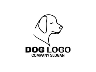 Dog Logo Design Vector Template