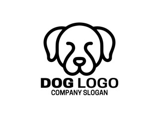 Dog Logo Design Vector Template