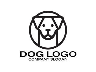 Dog Logo Design Vector Template