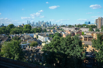 Obraz premium view of Canary Wharf London