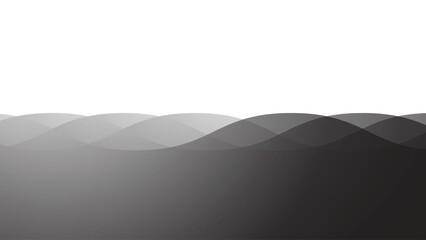 Gray wave background vector image for wallpaper or backdrop