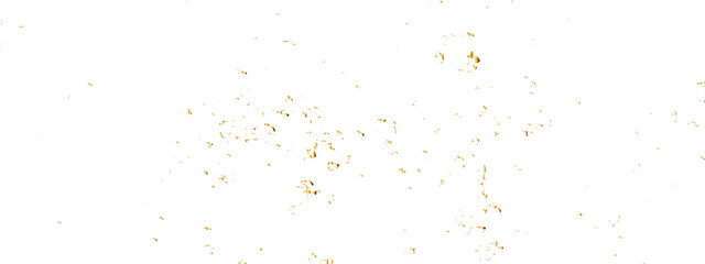 Abstract doted and confetti golden glitter and dust particles splatter background. Dust golden grunge background. Vector illustration.