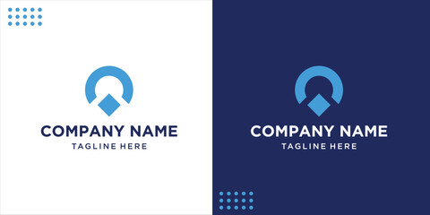 Fototapeta premium creative letter o people logo design, modern logo concept, design inspiration, vector