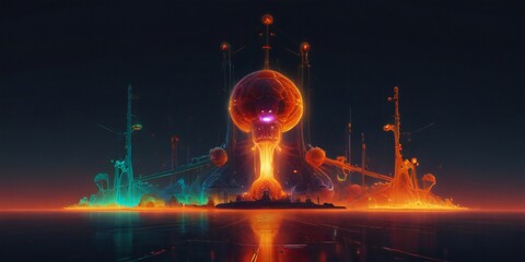 background with space