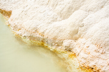 Sipoholon Hot Springs are hot springs in Tapanuli. This sulfur-containing bath was formed due to the eruption of Mount Martimbang