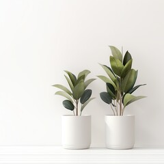 minimal many indoor plant plants, monstera, jade, snake plant, white pots standing at the wood wall with window mockup white clean, bright light