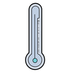 temperature line color vector illustration 