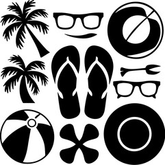 Summer T shirt Design template vector